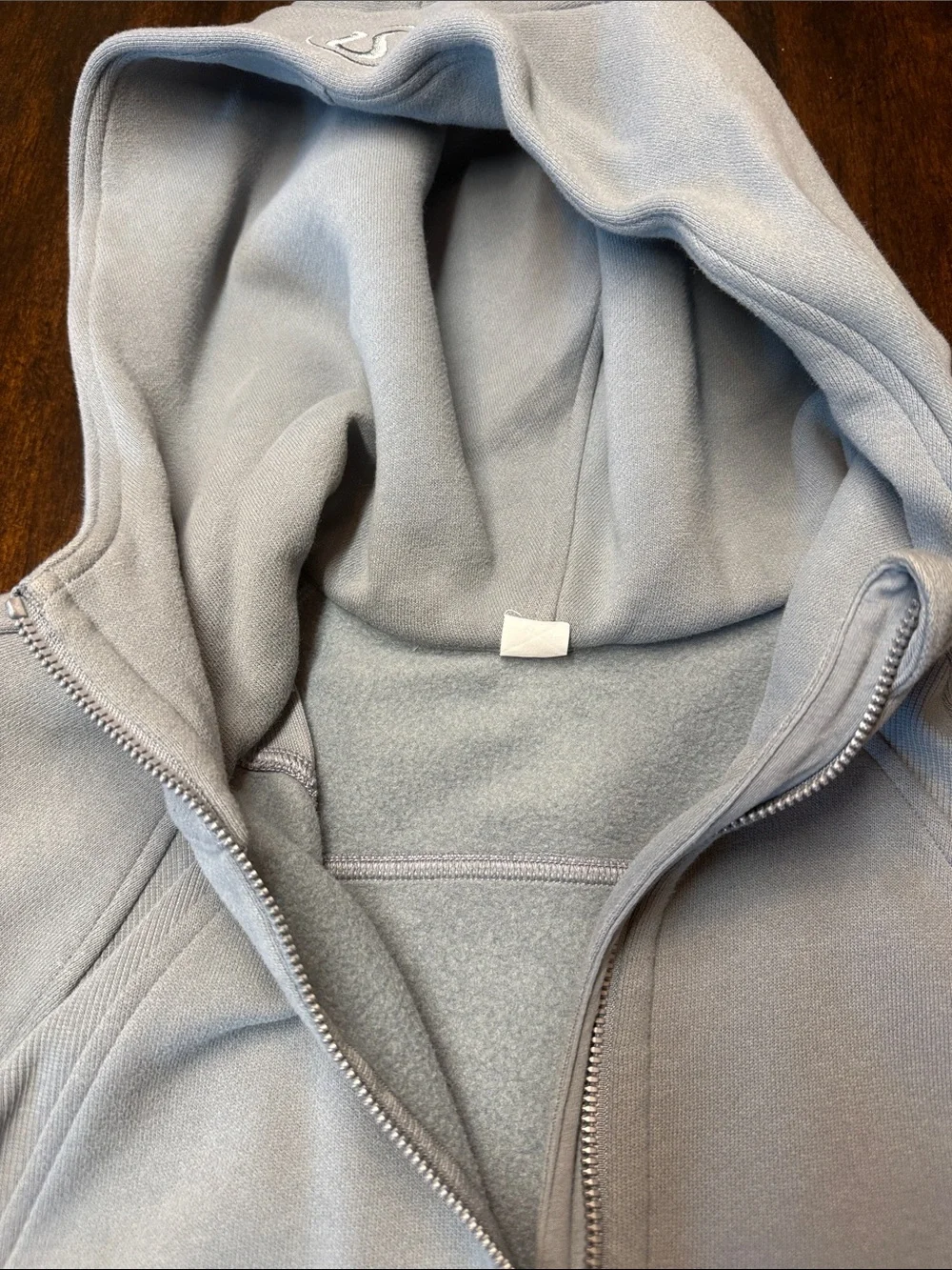 EUC - Scuba Hoodie 1/2 Zip Cropped Size M/L